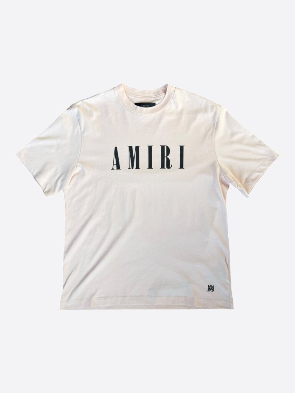 Amiri Pink & Black Core Logo T-Shirt